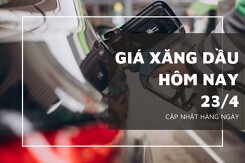 Giá xăng dầu hôm nay 23/4 tăng trở lại khi căng thẳng ở Trung Đông tiếp tục là tâm điểm