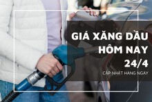 Giá xăng dầu ngày 24/4 biến động trái chiều sau khi tồn kho của Mỹ bất ngờ giảm