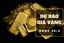 Dự báo giá vàng 30/4: Giảm trong khi chờ đợi cuộc họp Fed?