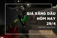 Giá xăng dầu hôm nay ngày 29/4 quay đầu giảm do lo ngại lạm phát ở Mỹ