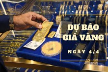 Dự báo giá vàng 4/4: Lấy lại đà tăng theo thị trường thế giới?