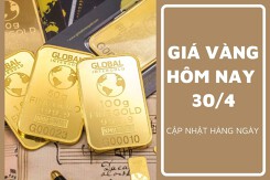 Giá vàng hôm nay 30/4 tăng khi đồng USD suy yếu