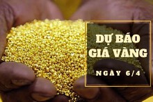 Dự báo giá vàng 6/4: Tiếp đà tăng vào cuối tuần?