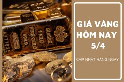 Giá vàng hôm nay (5/4) sụt giảm, mất mốc 81 triệu đồng/lượng