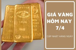 Giá vàng hôm nay 7/4: Ghi nhận xu hướng tăng trong tuần qua