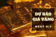 Dự báo giá vàng ngày 9/4 có thể tiếp đà tăng mạnh?