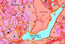 Bản đồ quy hoạch sử dụng đất phường 1, TP Đà Lạt, tỉnh Lâm Đồng giai đoạn 2021 - 2030