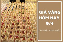 Giá vàng hôm nay (9/4) tiếp tục lập đỉnh, hướng đến mốc 83 triệu đồng/lượng