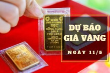 Dự báo giá vàng 11/5 sẽ tiếp tục tăng mạnh vào cuối tuần?