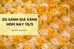 So sánh giá vàng 10/5: Vàng SJC tăng kỷ lục, lên 92 triệu đồng/lượng