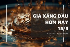 Giá xăng dầu ngày 15/5 tiếp tục biến động trái chiều