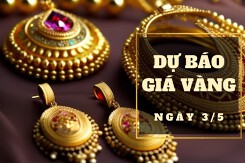 Dự báo giá vàng 3/5: Sẽ giảm theo tín hiệu thị trường thế giới?