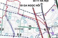 Bản đồ quy hoạch giao thông xã Nhị Khê, Thường Tín, Hà Nội đến năm 2030