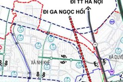 Bản đồ quy hoạch giao thông xã Nhị Khê, Thường Tín, Hà Nội đến năm 2030