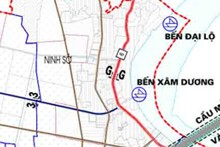 Bản đồ quy hoạch giao thông xã Ninh Sở, Thường Tín, Hà Nội đến năm 2030