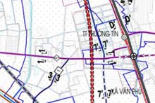 Bản đồ quy hoạch giao thông xã Văn Phú, Thường Tín, Hà Nội đến năm 2030