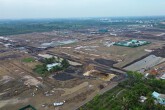 [Photostory] Công trường dự án LA Home hơn 100 ha tại Bến Lức, Long An sau 5 tháng khởi công