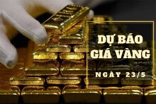 Dự báo giá vàng 23/5: Có thể giảm vào đầu phiên?