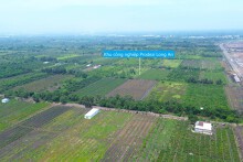 [Photostory] Vị trí sắp xây khu công nghiệp 400 ha ở Long An