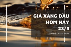 Giá xăng dầu từ từ lao dốc ngày 23/5 do lo ngại lãi suất Mỹ tăng
