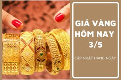 Giá vàng hôm nay 3/5 tăng lên 85,2 triệu đồng/lượng