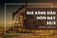 Giá xăng dầu ngày 30/5 gần như đi ngang do nhu cầu yếu