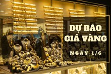 Dự báo giá vàng 1/6: Tiếp tục lao dốc mạnh vào cuối tuần?