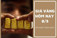 Giá vàng hôm nay 8/5 giảm nhưng vẫn neo cao ở mức 87 triệu đồng/lượng