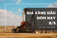 Giá xăng dầu ngày 8/5 giảm nhẹ khi Mỹ chuyển sang bổ sung dự trữ chiến lược