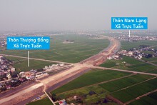 Đường Nam Định - Lạc Quần - Đường ven biển qua huyện Trực Ninh sau 16 tháng thi công
