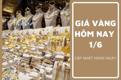 Giá vàng hôm nay 1/6 giảm mạnh cuối tuần, còn 85 triệu đồng/lượng