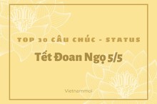 Top 30 lời chúc, status mừng tết Đoan Ngọ hay và ý nghĩa nhất năm 2024