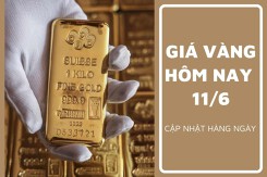 Giá vàng hôm nay 11/6: Phục hồi sau phiên giảm mạnh nhất trong 3 năm rưỡi