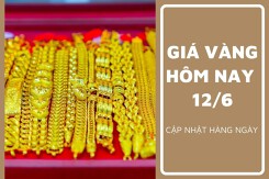 Giá vàng hôm nay 12/6 tiếp tục đứng yên trên mức 76 triệu đồng/lượng