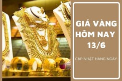Giá vàng hôm nay 13/6 ổn định ngày thứ 6 liên tiếp
