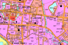 Bản đồ quy hoạch sử dụng đất phường Lam Sơn, TP Thanh Hóa, Thanh Hóa