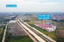 Hình ảnh đường vành đai 4 Hà Nội qua huyện Thanh Oai sau một năm thi công