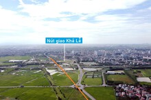 Toàn cảnh cao tốc Nội Bài - Hạ Long đoạn sẽ mở nối Vành đai 4 với cao tốc Hà Nội - Bắc Giang