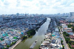[Photostory] Khu vực gần 1.600 nhà, đất sẽ giải tỏa để cải tạo kênh Đôi tại quận 8, TP HCM