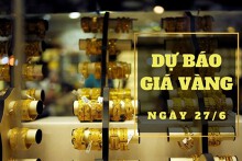 Dự báo giá vàng 27/6: Giảm thêm trước dữ liệu lạm phát của Mỹ?