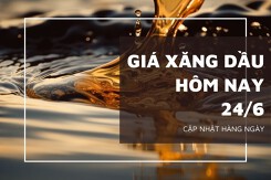 Sáng đầu tuần 24/6, giá xăng dầu biến động trái chiều