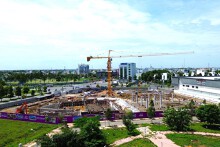 [Photostory] Công trường dự án Aeon Mall Tân An tại Long An