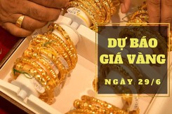 Dự báo giá vàng 29/6: Sẽ tăng vào cuối tuần?