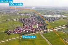 Toàn cảnh Vành đai 4 sắp xây dựng qua thị xã Quế Võ, Bắc Ninh