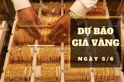 Dự báo giá vàng 5/6: Có thể tiếp đà lao dốc?