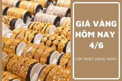 Giá vàng hôm nay 4/6 chững lại quanh ngưỡng 79,98 triệu đồng/lượng
