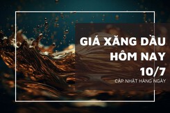 Giá xăng dầu ngày 10/7 tăng giảm trái chiều khi dự trữ của Mỹ giảm