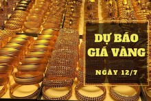 Dự báo giá vàng 12/7: Sẽ duy trì đà tăng?