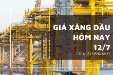 Giá xăng dầu ngày 12/7 tăng giảm trái chiều do lạm phát Mỹ giảm