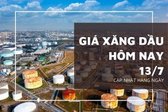 Giá xăng dầu ngày 13/7 biến động trái chiều